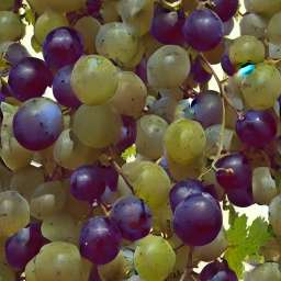 Yellow &amp; Purple Grapes Photo Seamless Pattern free seamless pattern