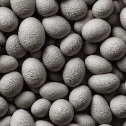 Silk Cocoons free seamless pattern