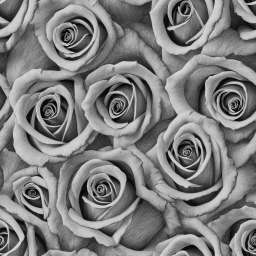 Roses Pencil Drawing Grey free seamless pattern