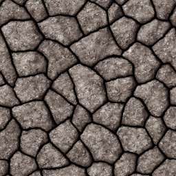 Stone Wall Made of Pieces of Rock free seamless pattern