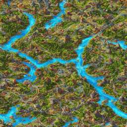 Topographic Game World Map CIV3 Like free seamless pattern