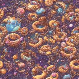 Donut Seamless Pattern Category