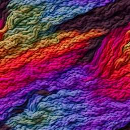 Colorful Wool Yarn Texture free seamless pattern