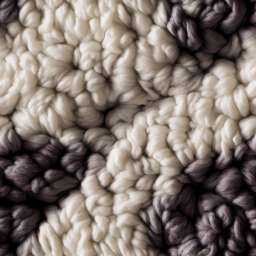 Realistic Wool Yarn, Knitted Wool Texture free seamless pattern