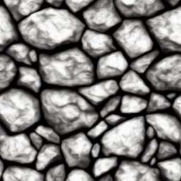 Rock Formation Illustration Game Asset free seamless pattern