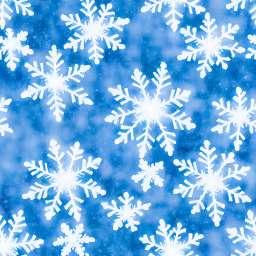 Snowflakes in Winter, Snow Blizzard free seamless pattern