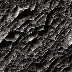 Detailed Crushed Black Ore Rock free seamless pattern