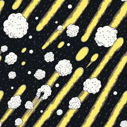 Meteor Shower Seamless Pattern Category