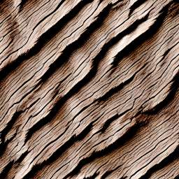 Detailed Wood Bark Texture Illustration free seamless pattern