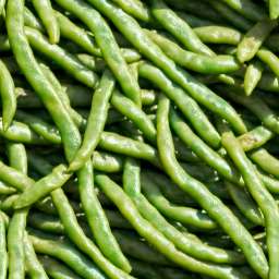 Green Beans Seamless Pattern Category