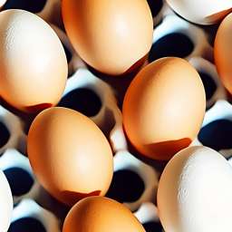 Chicken Eggs free seamless pattern