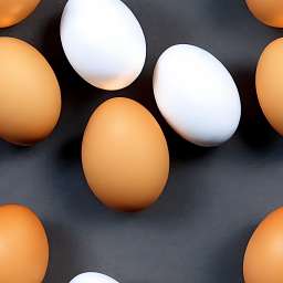Chicken Eggs free seamless pattern