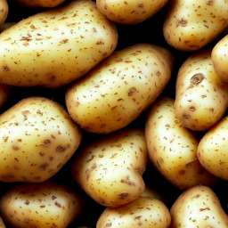 A Pile of Whole Potatoes free seamless pattern
