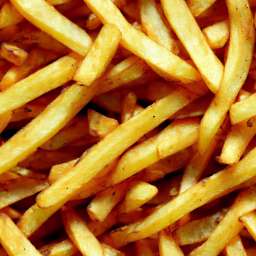 Potato Fries Seamless Pattern Category