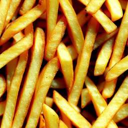 French Fries, Chips, Potato Fries free seamless pattern