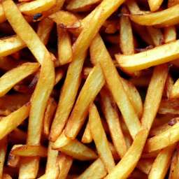 French Fries Seamless Pattern Category