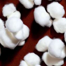 Cotton Balls, Puffy White Cotton free seamless pattern