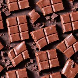 Delicious Dark Chocolate free seamless pattern