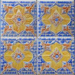 Traditional Spanish Floor Tiles - Majolica Tile free seamless pattern