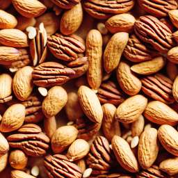 Almonds Seamless Pattern Category