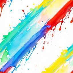 Wet-in-wet Watercolor Painting free seamless pattern